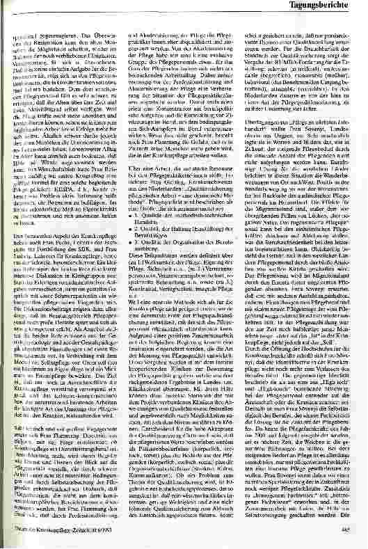 Vorschauseite 2: 9. Gießener Internationale Fortbildungstage für Krankenpflege Vom 12-15.3.1991 im Philosophikum II der Justus-Liebig-Universität