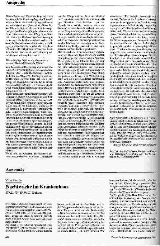 Vorschauseite 3: 9. Gießener Internationale Fortbildungstage für Krankenpflege Vom 12-15.3.1991 im Philosophikum II der Justus-Liebig-Universität