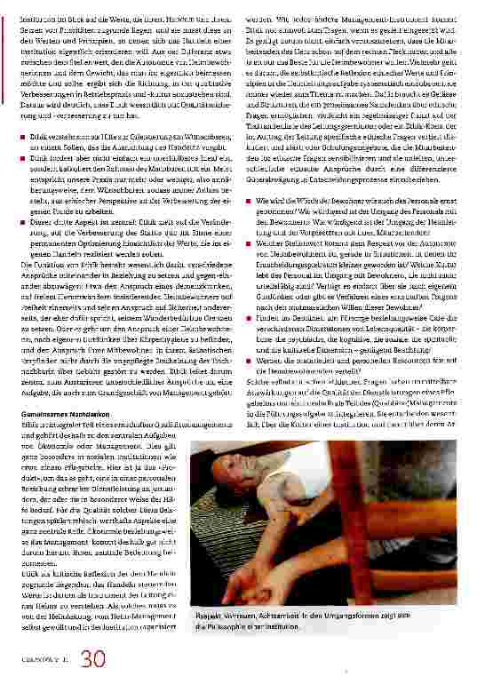 Vorschauseite 3: Der kluge Manager nimmt sich Zeit für Diskussionen über Werte