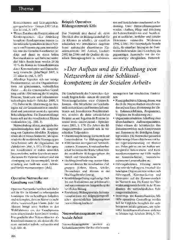 Vorschauseite 4: Wohlfahrtsmix als Koordinationsauftrag Das Netzwerkmanagement als Herausforderung für die Soziale Arbeit