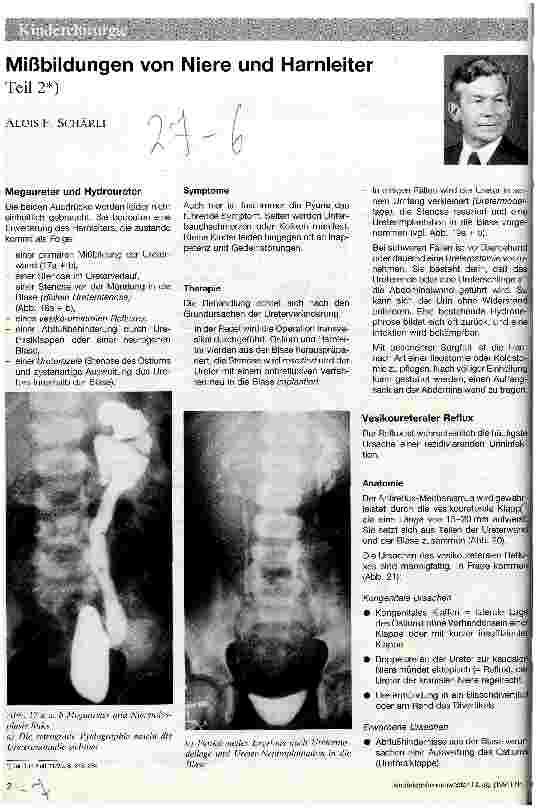 Vorschauseite 1: Mißbildungen von Niere und Harnleiter
