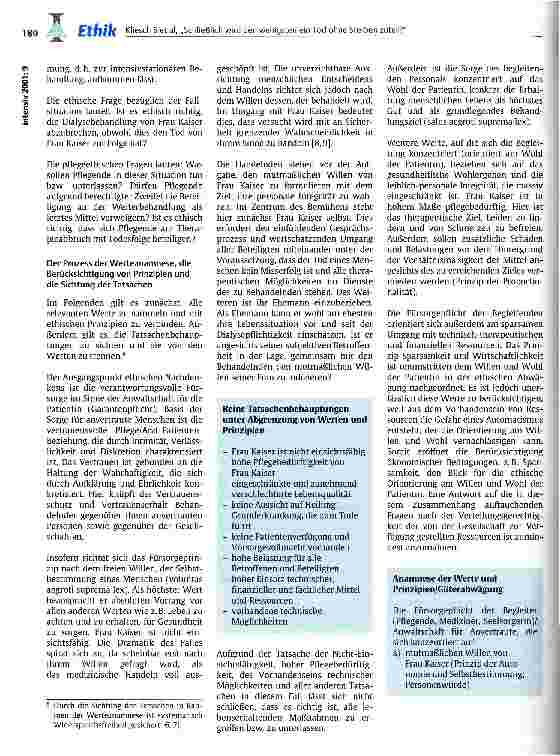 Vorschauseite 5: Schließlich wird den wenigsten ein Tod ohne Sterben zuteil! (Thomas Bernhard)