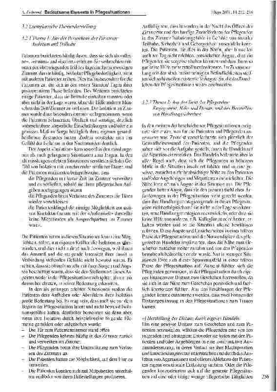 Vorschauseite 5: Bedeutsame Elemente in Pflegesituationen. Erlebnisorientierte Situationsforschung in der Pflege.