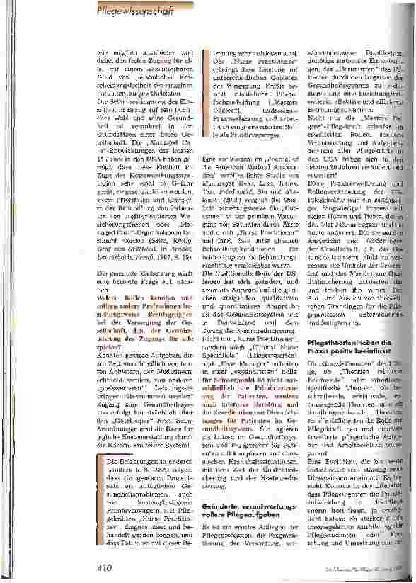 Vorschauseite 2: Welche Bedeutung haben Pflegetheorien für die Praxis? Theorie-Praxis-Transfer