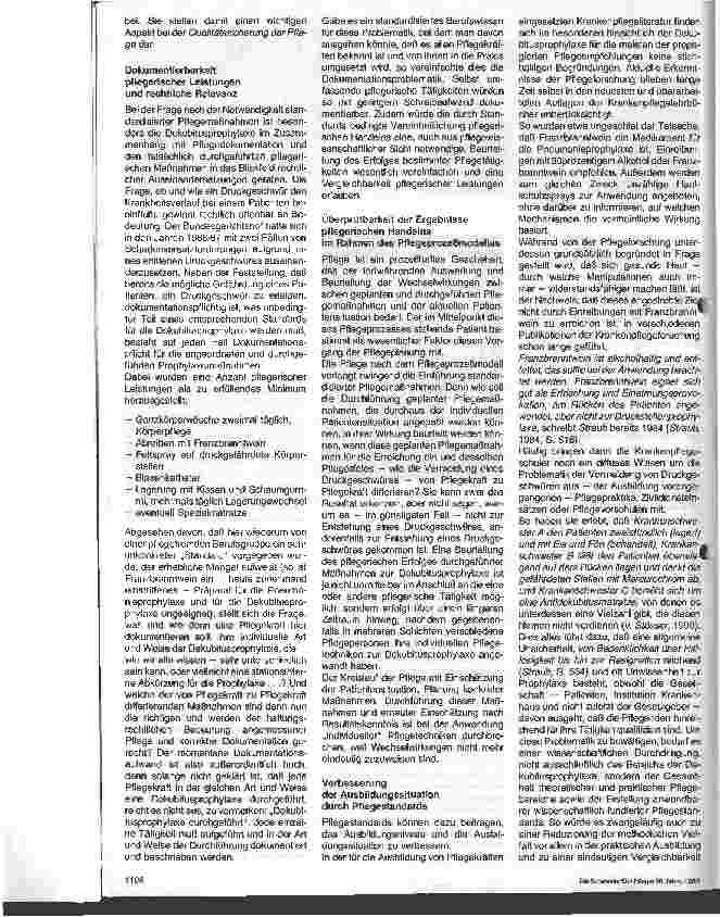 Vorschauseite 3: Notwendigkeit der Erstellung und Durchsetzung wissenschaftlich begründeter Standards in der Krankenpflege ...