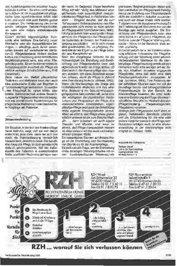 Vorschauseite 4: Notwendigkeit der Erstellung und Durchsetzung wissenschaftlich begründeter Standards in der Krankenpflege ...