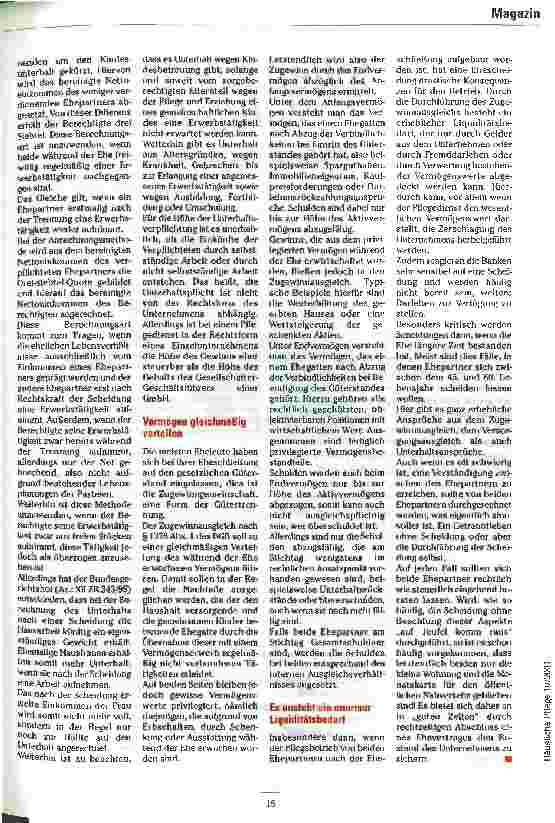 Vorschauseite 2: Verliebt, verlobt, geschieden Recht & Steuern