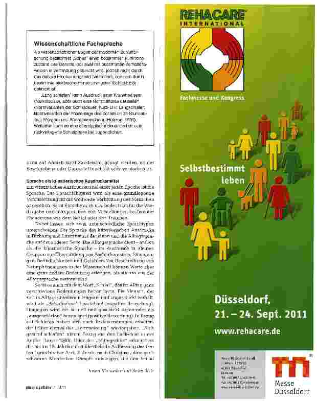 Vorschauseite 2: Schlaf und Traum in der KUNST