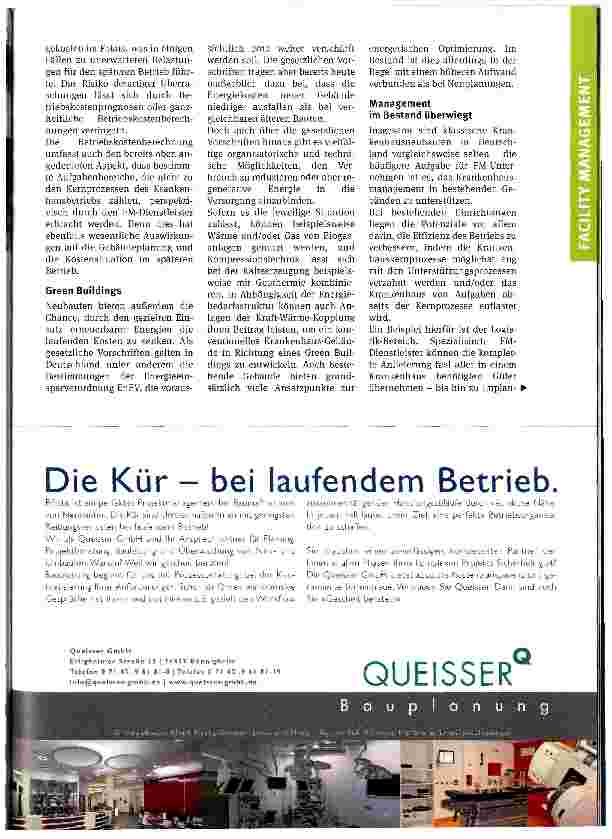 Vorschauseite 2: Facility Management