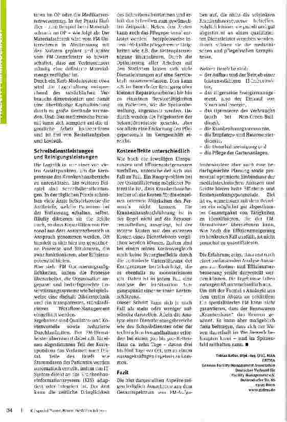 Vorschauseite 3: Facility Management