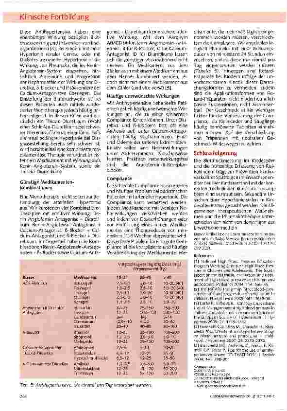 Vorschauseite 5: Arterielle Hypertonie im Kindesund Adoleszentenalter