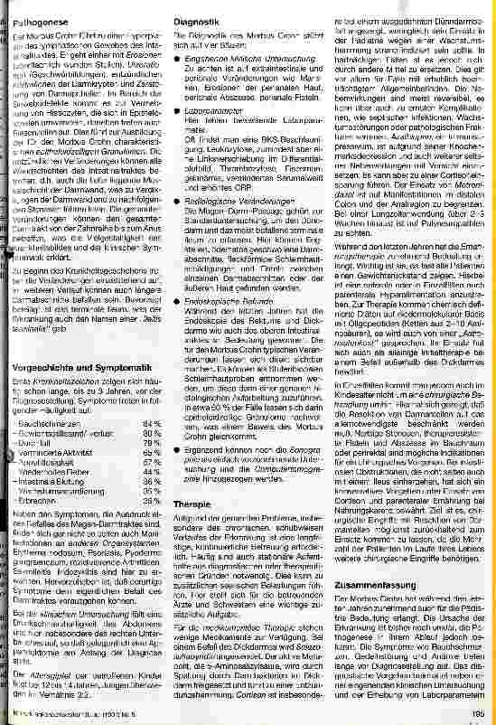 Vorschauseite 2: Chronische Darmerkrankungen im Kindesalter