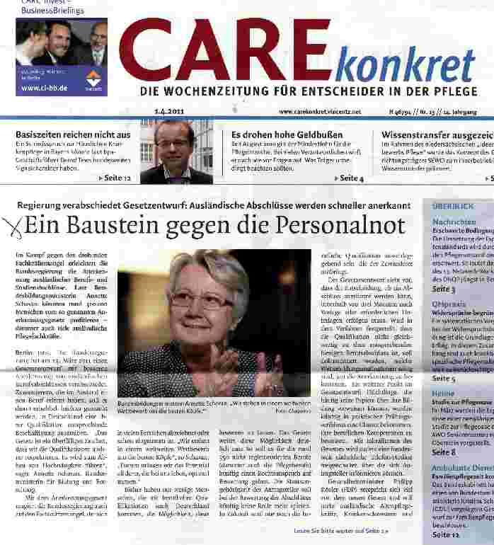 Vorschauseite 1: Baustein gegen die Personalnot