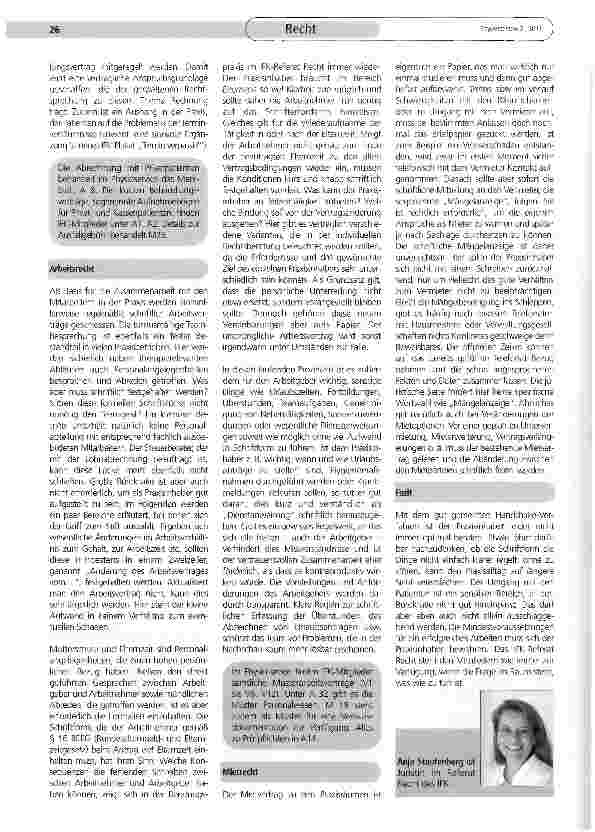 Vorschauseite 2: Aktuelles aus dem Praxisalltag