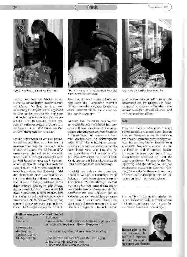 Vorschauseite 4: Forced Use Therapie in der ambulanten Physiotherapie