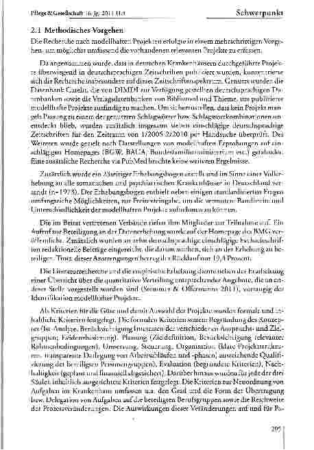 Vorschauseite 3: Zur Situation der Pflege im Krankenhaus