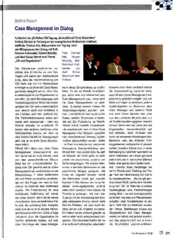 Vorschauseite 1: Case Management im Dialog