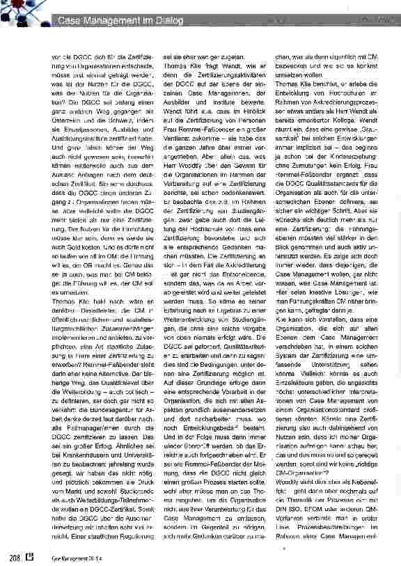 Vorschauseite 3: Case Management im Dialog