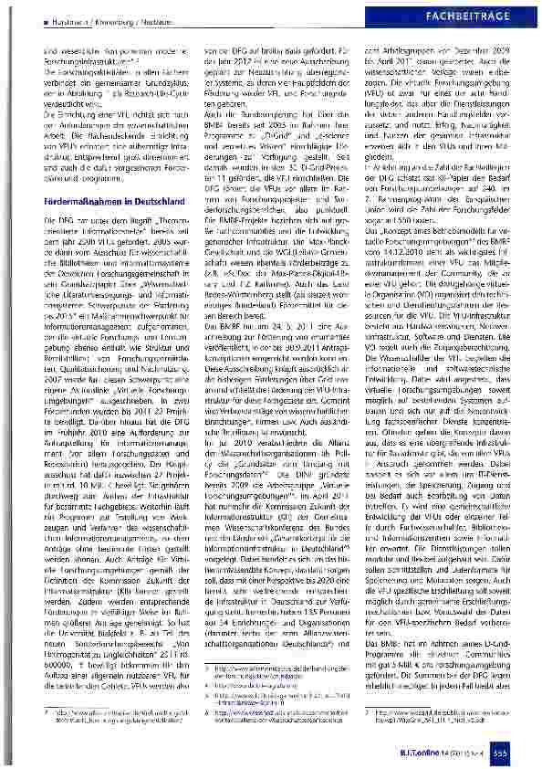 Vorschauseite 2: Vernetzte Wissenschaft