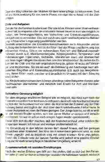 Vorschauseite 2: Häusliche Krankenpflege - nun auch für Kinder