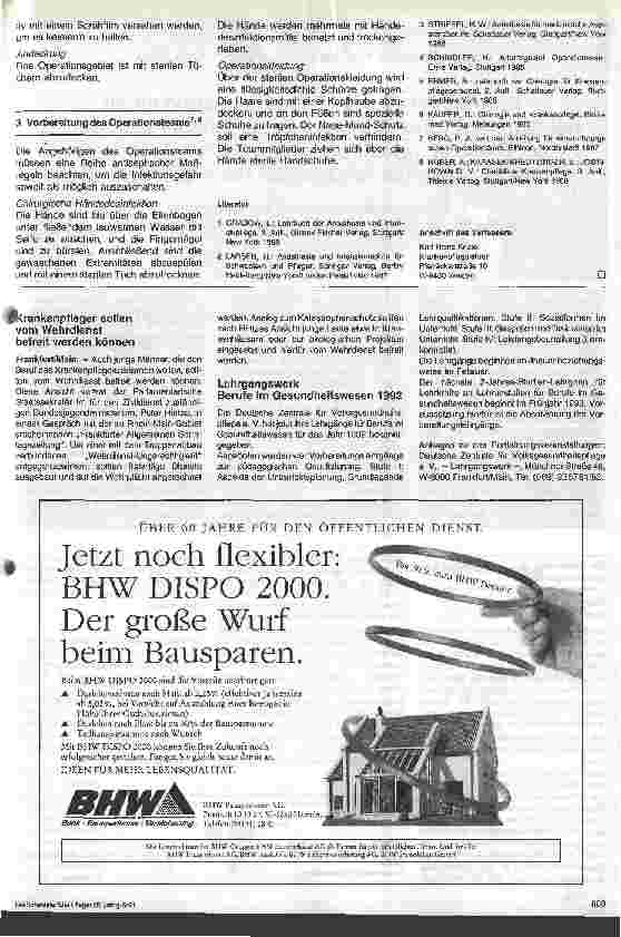 Vorschauseite 3: Pflege in Therapie und Diagnostik 12. Folge: Anästhesie und Operation