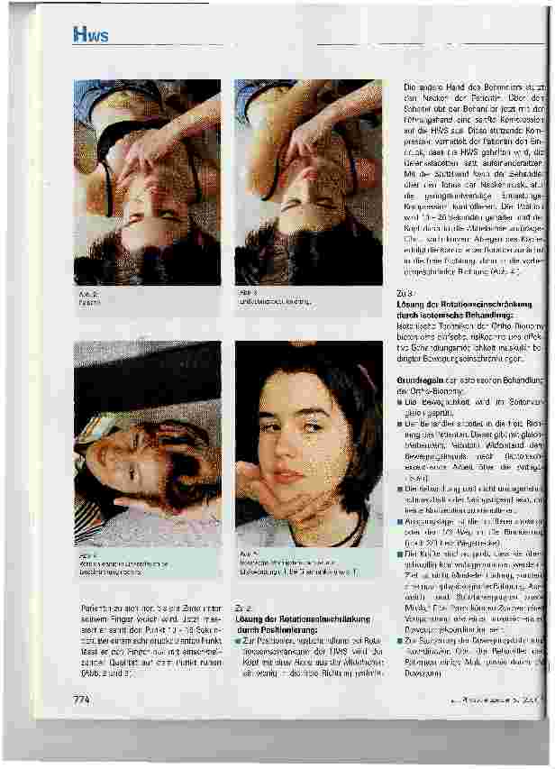 Vorschauseite 3: Weiche manuelle Techniken der Ortho-Bionomy® bei Rotationseinschränkungen der HWS
