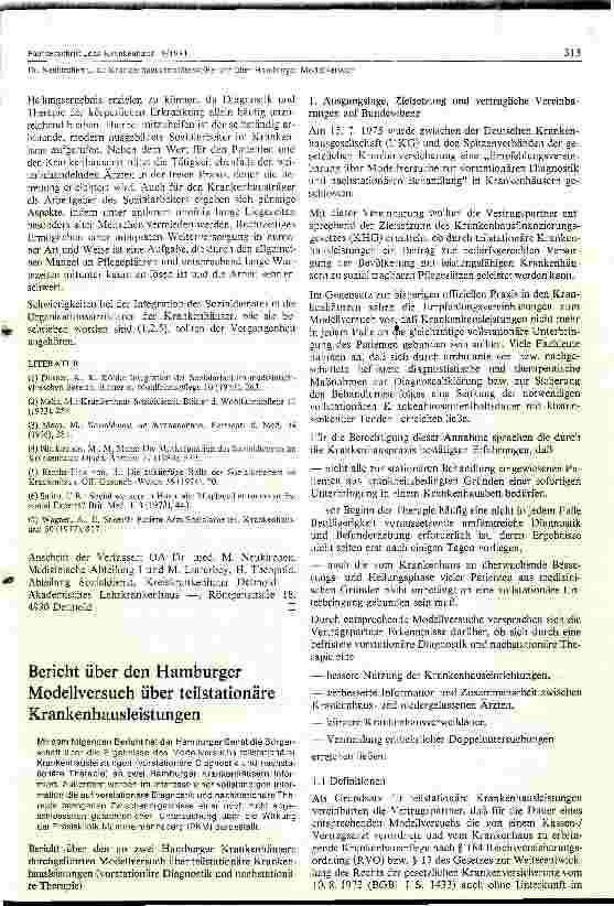 Vorschauseite 4: Die Funktion und Beratung des Krankenhaussozialdienstes