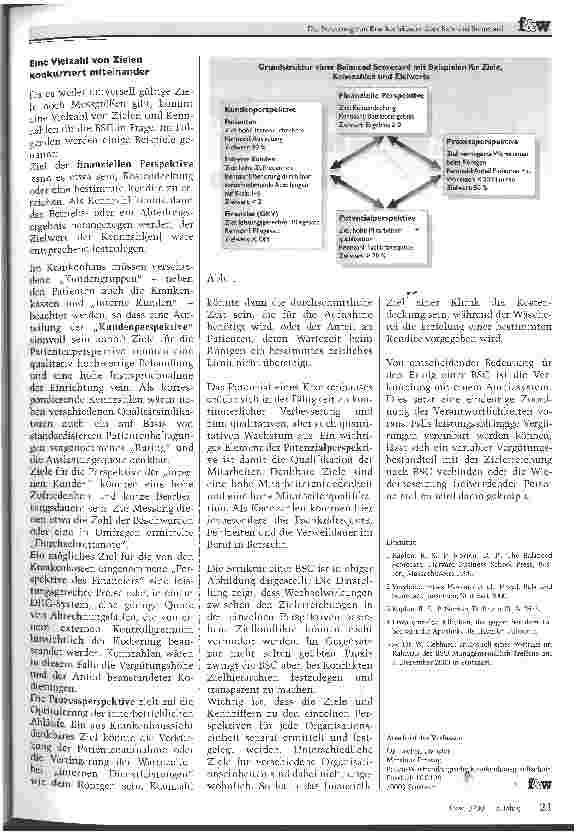 Vorschauseite 2: Die Steuerung von Krankenhäusern über Balanced ScorecardWas verbirgt sich hinter dem Konzept?