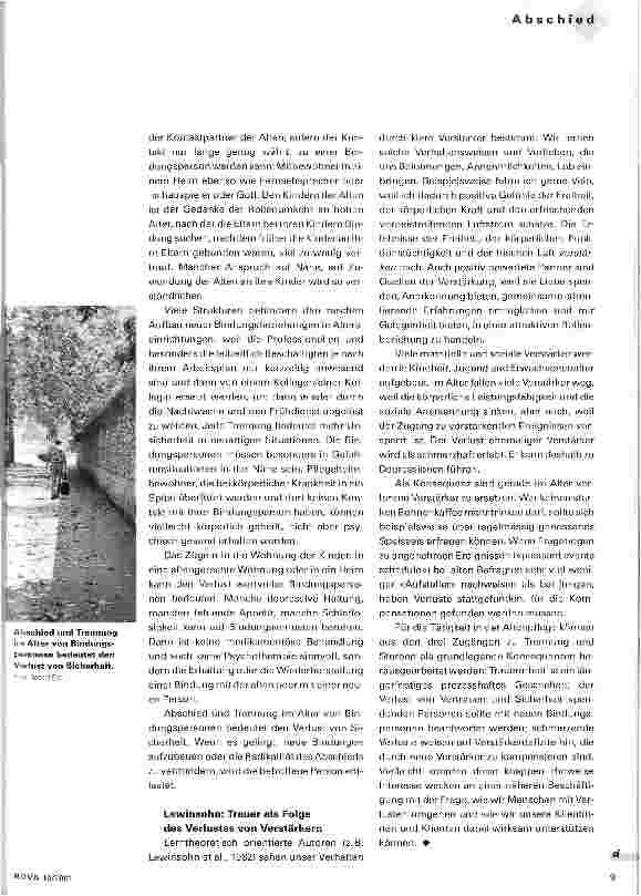 Vorschauseite 4: Trauer bei Abschied und Sterben
