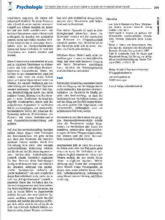 Vorschauseite 5: Wie hilfreich sind verschiedene Aspekte der Kommunikationstheorie im Arbeitsalltag der Intensivpflege?