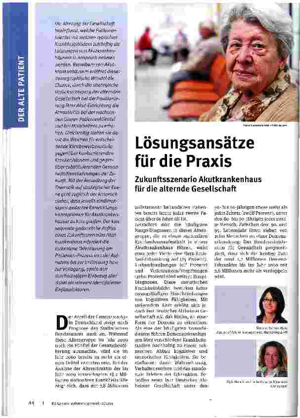 Vorschauseite 1: Lösungsansätze für die Praxis