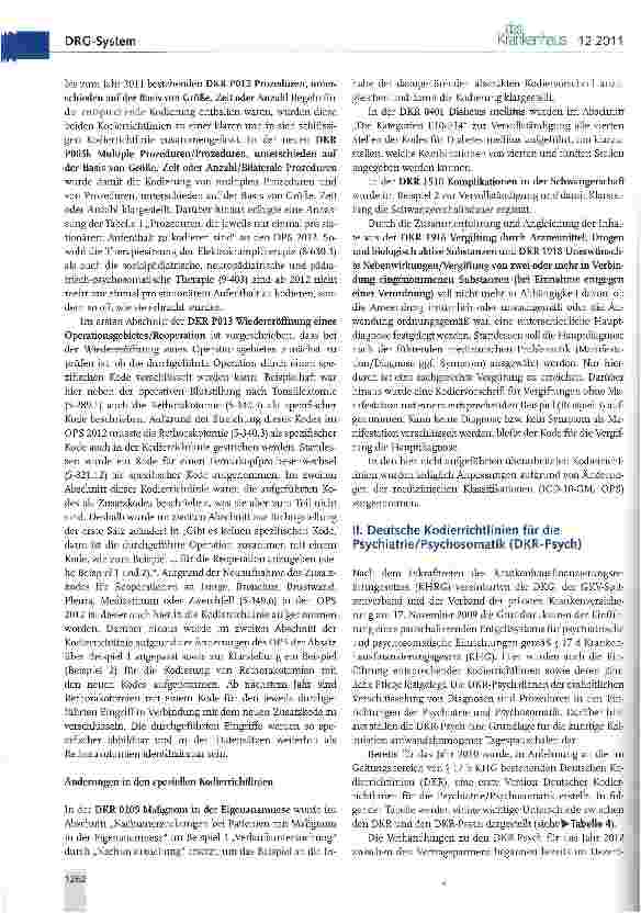 Vorschauseite 3: Kodierrichtlinine 2012