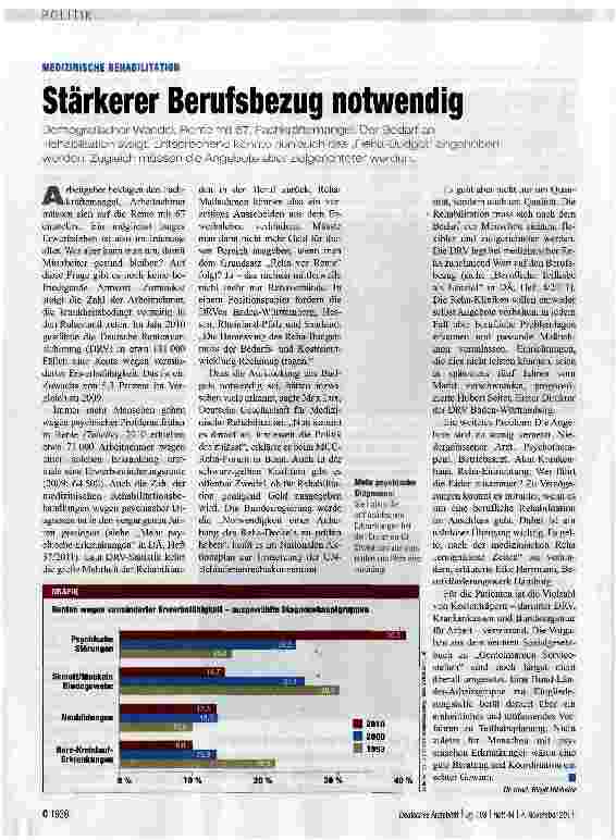 Vorschauseite 1: Stärkerer Berufsbezug notwendig