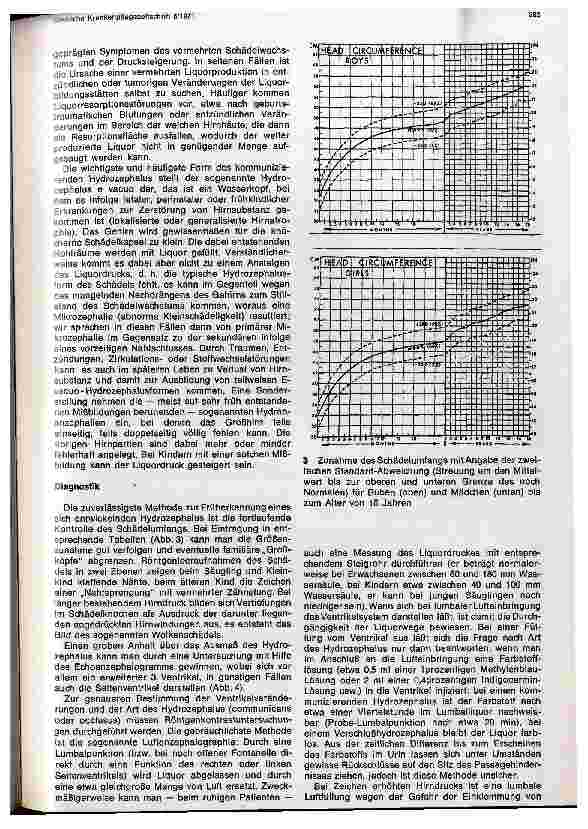 Vorschauseite 3: Zur Diagnostik und Therapie des kindlichen Hydrozephalus