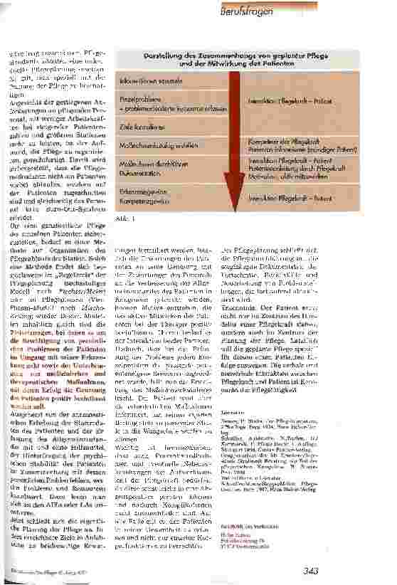Vorschauseite 5: Der Pflegeprozess - ein Instrument professioneller Pflege Systematische Problemlösung