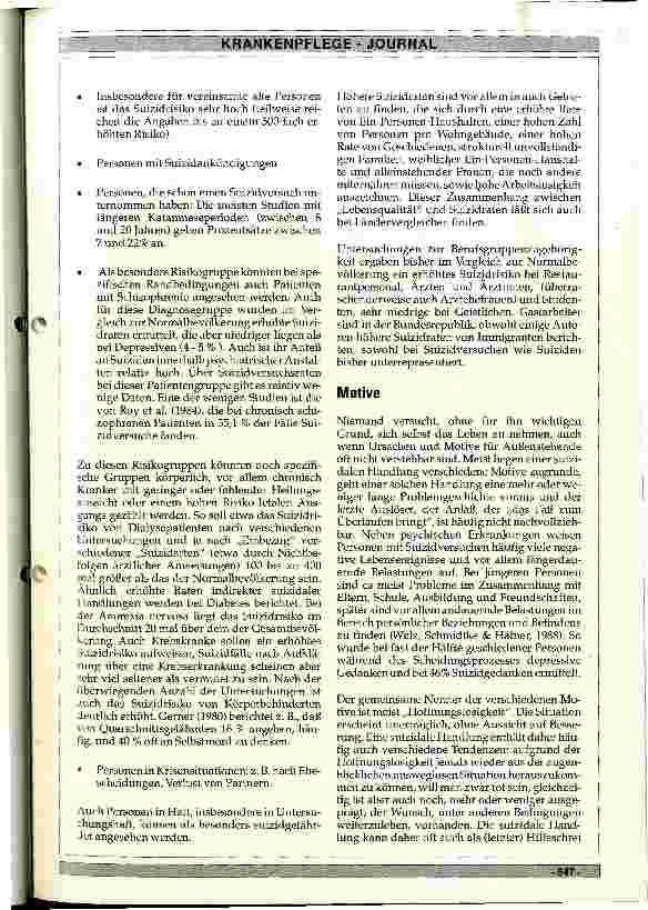 Vorschauseite 3: Suizid und Suizidversuche: Häufigkeiten und Präventionsmöglichkeiten
