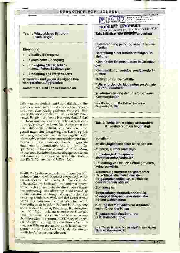 Vorschauseite 5: Suizid und Suizidversuche: Häufigkeiten und Präventionsmöglichkeiten