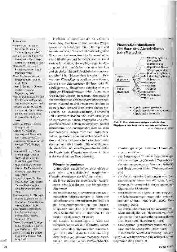 Vorschauseite 3: Rhythmus ist Leben Chronopflege und chronobiologische Aspekte der Lebensaktivität Atmen