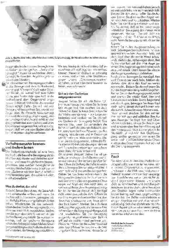 Vorschauseite 3: Feldenkraismethode - Alternative Körpertherapie
