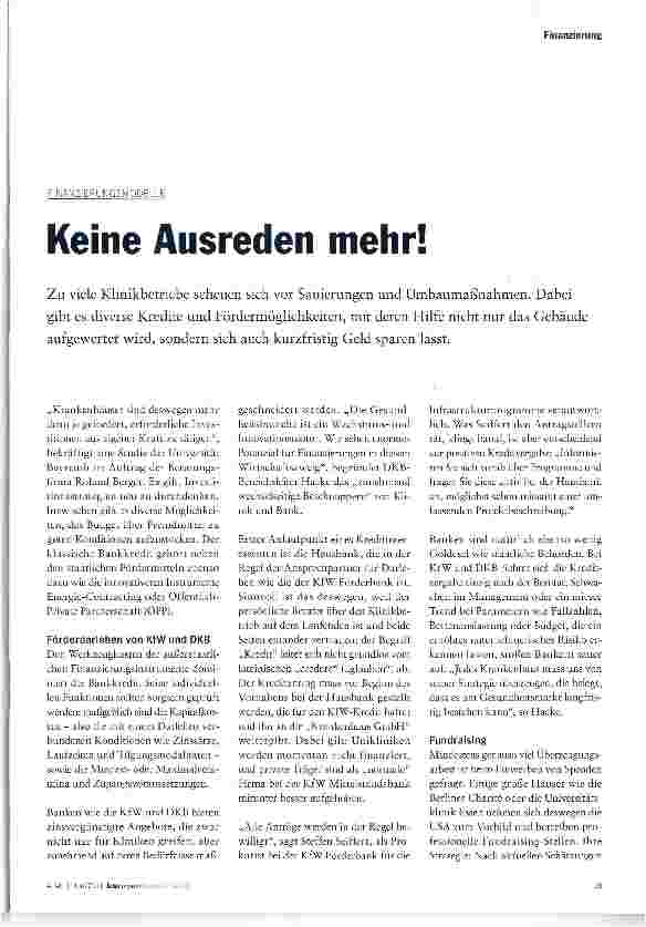 Vorschauseite 2: Keine Ausreden mehr!