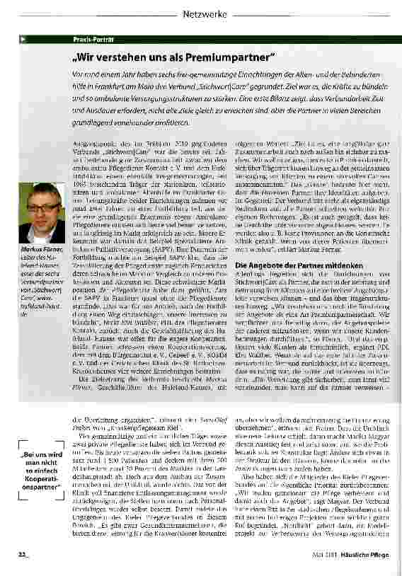 Vorschauseite 3: Stärker auftreten im Bündnis