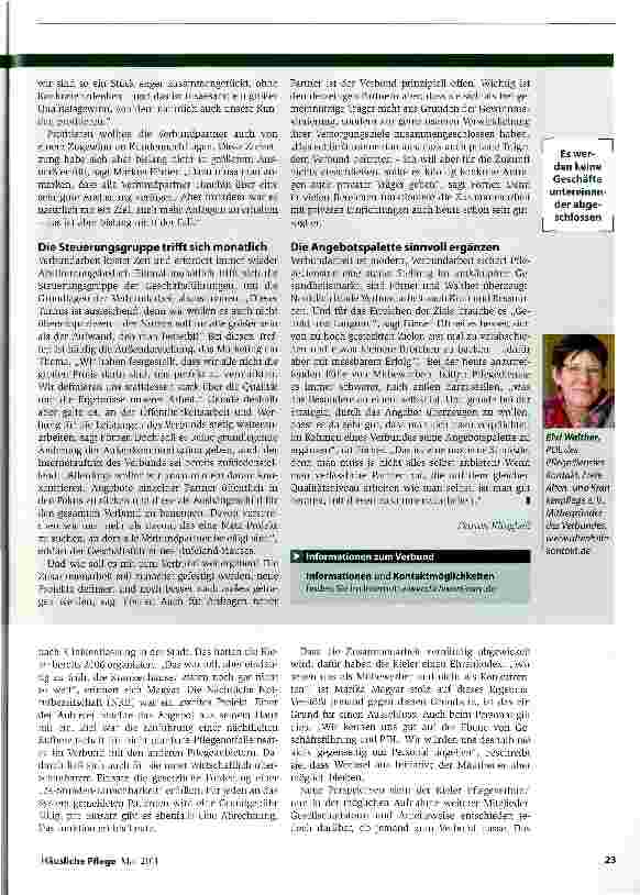 Vorschauseite 4: Stärker auftreten im Bündnis