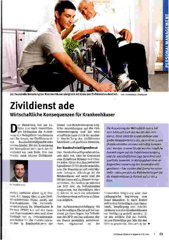 Vorschauseite 1: Zivildienst ade