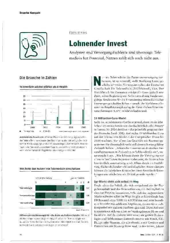 Vorschauseite 1: Lohnender Invest