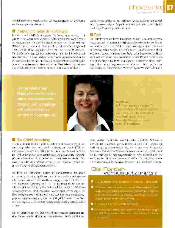 Vorschauseite 2: Potentialberatung und Gründercoaching