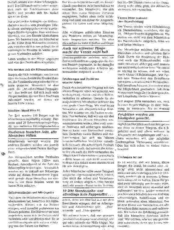 Vorschauseite 2: Altenarbeit einmal anders