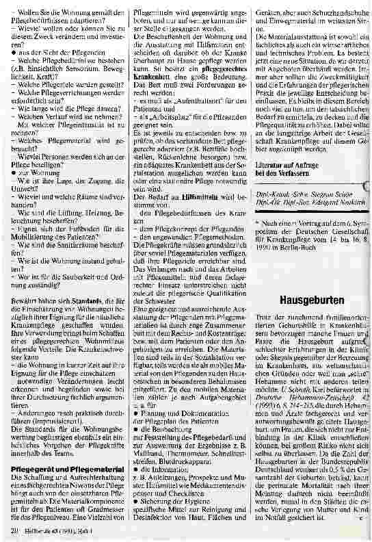 Vorschauseite 2: Zur Organisation und zu Hilfsmitteln in der häuslichen Krankenpflege