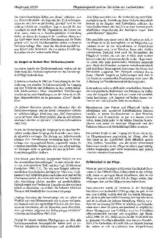Vorschauseite 4: Pflegemanagement zwischen Bürokratie und Ganzheitlichkeit Gedanken zur Herausforderung Ganzheitlichkeit im Pflegemanagement