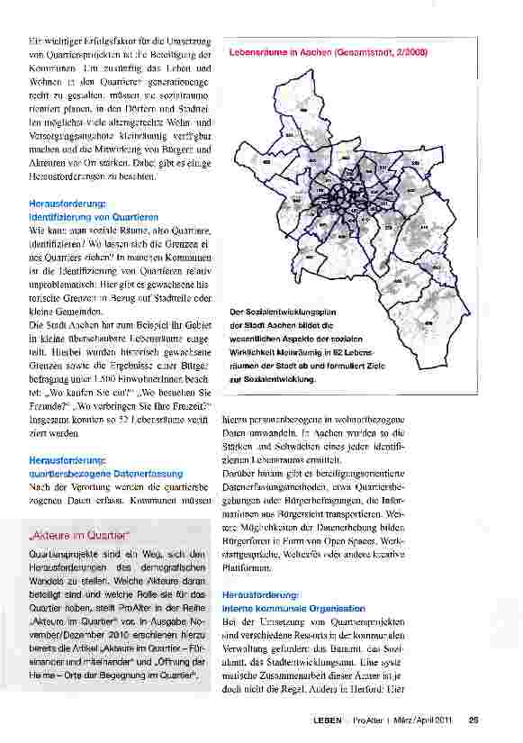 Vorschauseite 2: Akteure im Quartier - Teil IIIDie Rolle der Kommunen bei der Entwicklung und Umsetzung von Quartiersprojekten