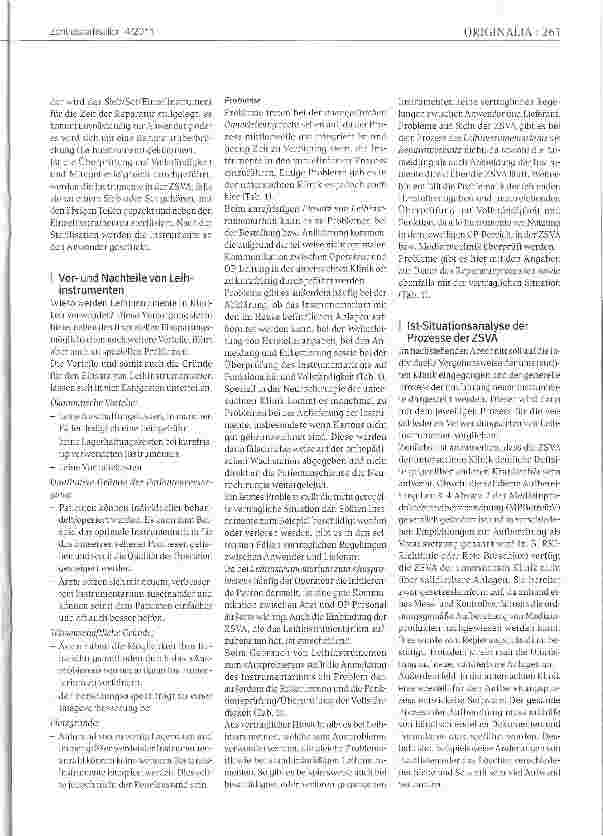Vorschauseite 4: Prozessinnovation für chirurgische Leihinstrumente - eine Benchmarking-unter-stützte Konzeption für ein universitäres Krankenhaus (Teil 1)